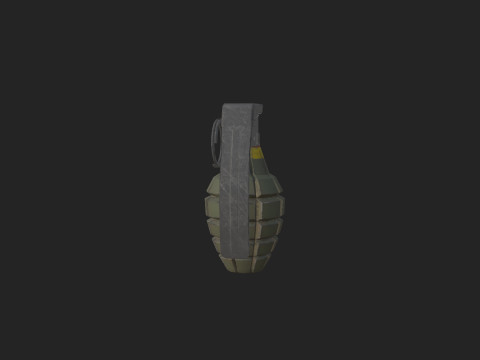 Hand Grenade 003 Model 3D