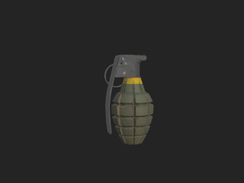 Hand Grenade 003 Model 3D