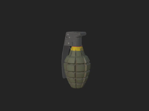 Granata a mano 003 Modello 3D