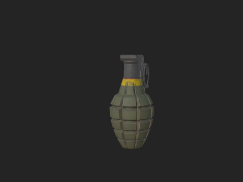 Hand Grenade 003 Model 3D