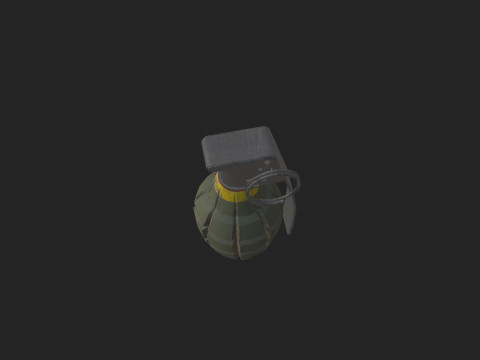Hand Grenade 003 Model 3D