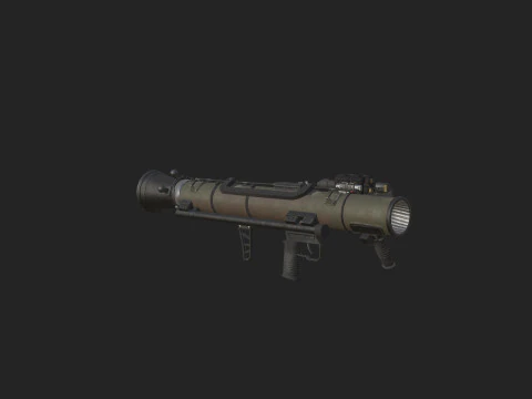Bazooka 001 Modello 3D