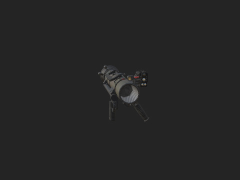 Bazooka 001 3D 模型