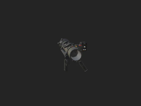 Bazooka 001 Modello 3D
