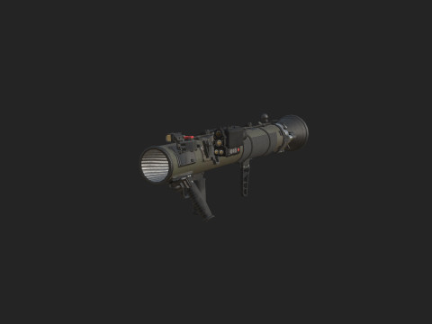 Bazooka 001 3D 模型
