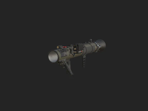 Bazooka 001 Modello 3D