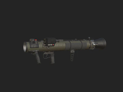 Bazooka 001 Modello 3D