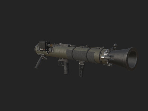 Bazooka 001 3D 模型