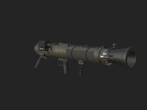 Bazooka 001 Modello 3D