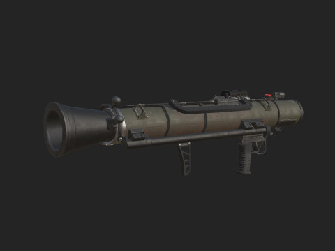 Bazooka 001 3D 模型