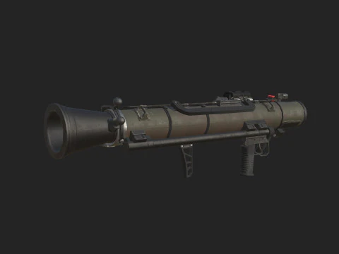 Bazooka 001 Modello 3D