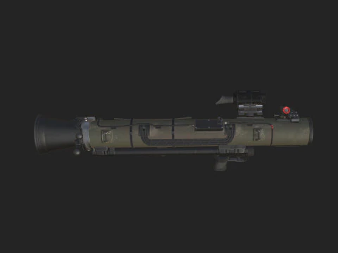 Bazooka 001 Modello 3D