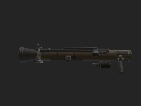 Bazooka 001 3D 模型