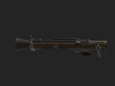 Bazooka 001 Modello 3D