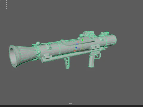 Bazooka 001 Modello 3D