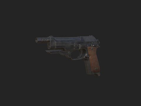 Pistol 014 Model 3D