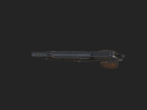 Pistol 014 3D Modell