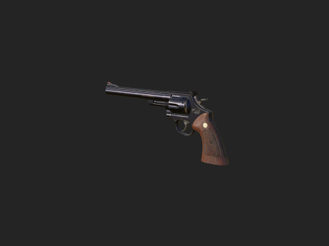 Pistol 016 3D Model