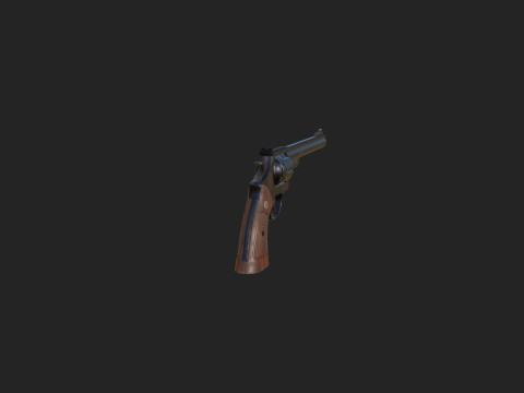 Pistol 016 3D Model