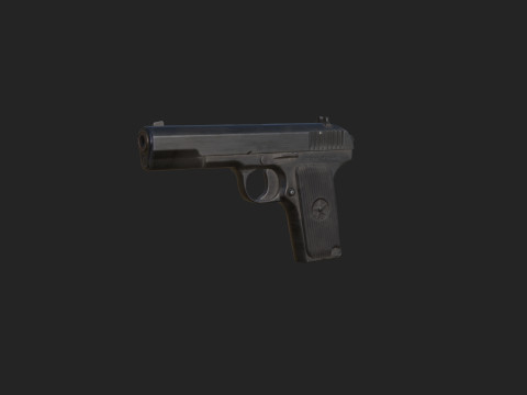 Pistol 017 Model 3D
