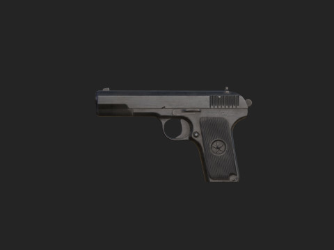 Pistol 017 3D Model