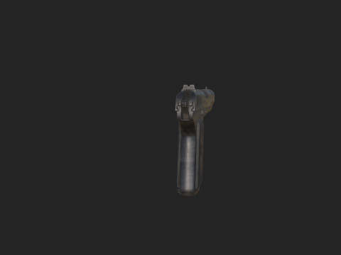 Pistol 017 3D Model