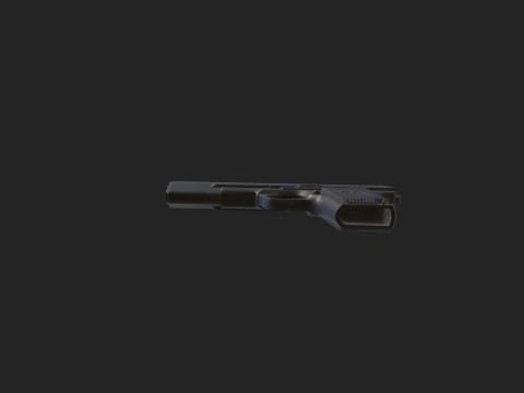 Pistol 017 3D Model