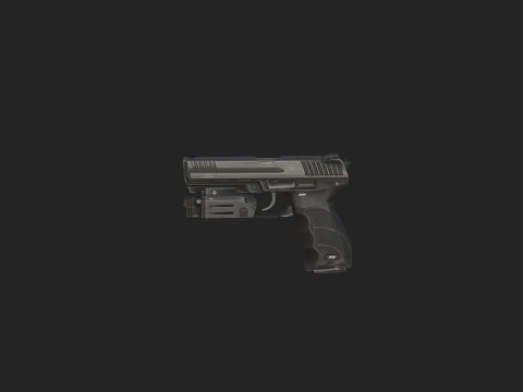 Pistol 018 Model 3D