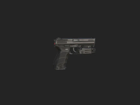 Pistol 018 Model 3D