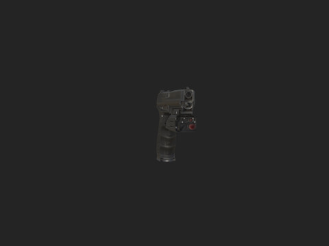 Pistol 018 3Dモデル