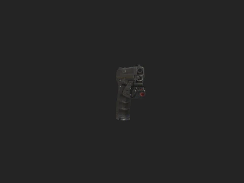 Pistol 018 Model 3D
