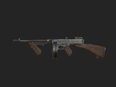 ピストル019 3Dモデル