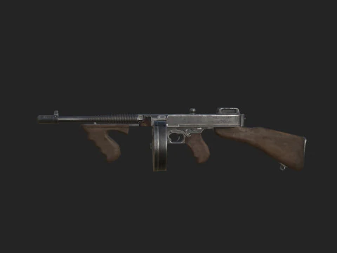 Pistol 019 3D Model