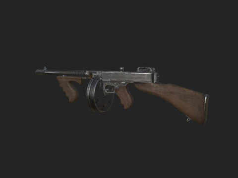Pistol 019 3D Model