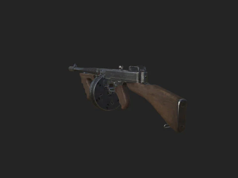 Pistol 019 3D Model