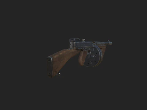 Pistol 019 3D Model