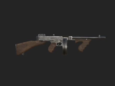 Pistol 019 3D Model