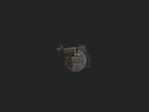 Pistol 019 3D Model