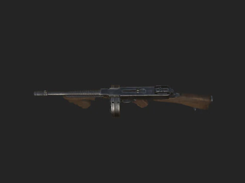 Pistol 019 3D Model