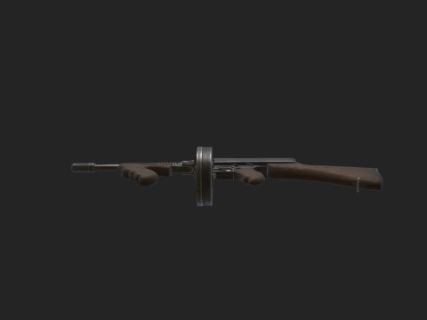 ピストル019 3Dモデル