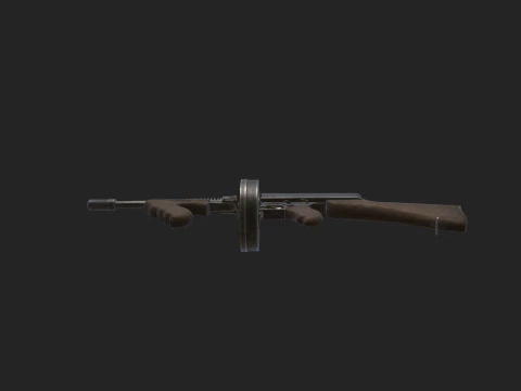 Pistol 019 3D Model
