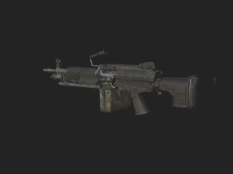 Pistol 020 3D Model