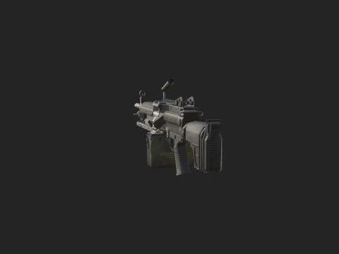 Pistol 020 3D Model