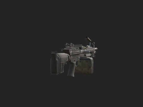 Pistol 020 3D Model