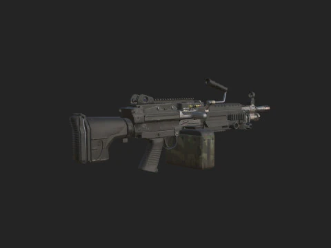 Pistol 020 3D Model