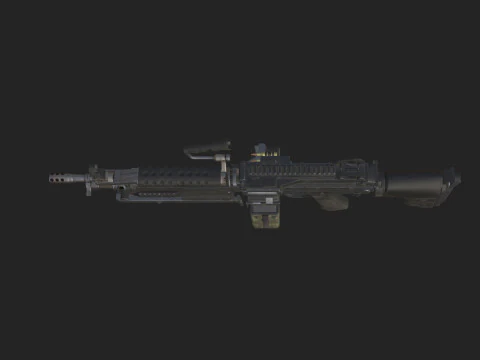 Pistol 020 3D Model