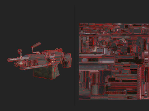Pistol 020 3Dモデル