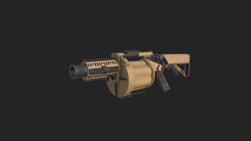 Pistol 021 Modelo 3D .c4d .max .obj .3ds .fbx .stl .blend
