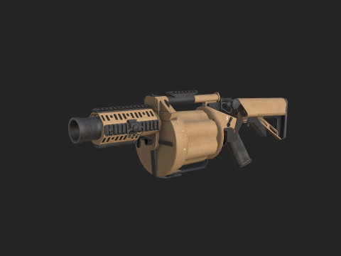 Pistol 021 3Dモデル