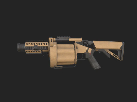 Pistol 021 3D Model